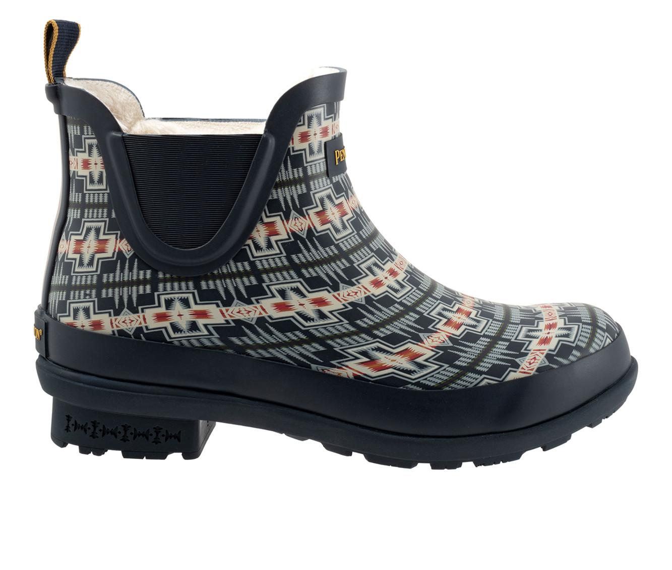 Women's Pendleton Harding Fur Chelsea Rain Boots