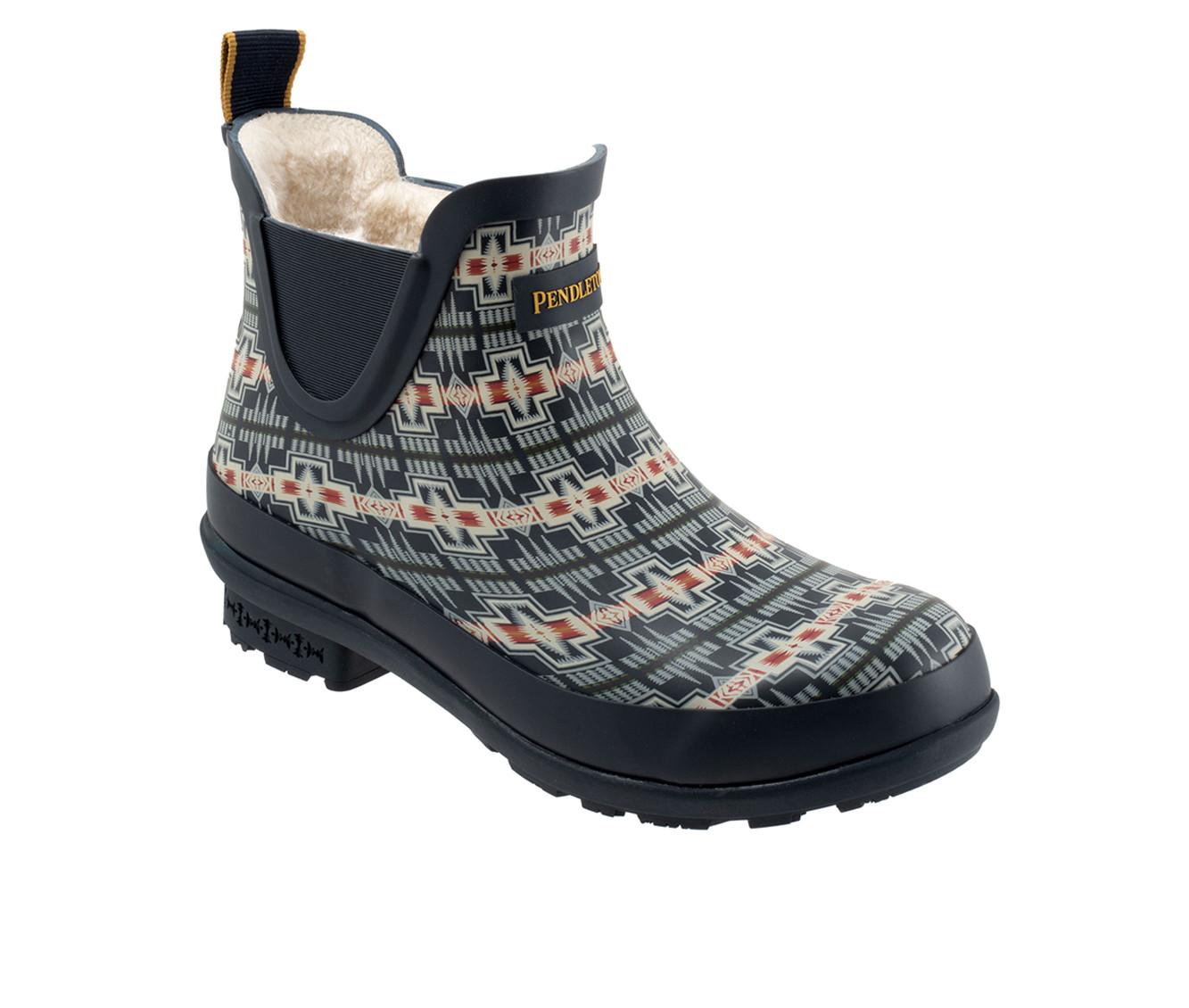 Women's Pendleton Harding Fur Chelsea Rain Boots