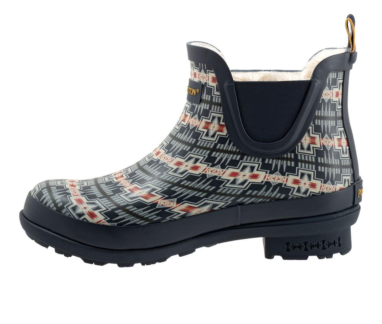 Women's Pendleton Harding Fur Chelsea Rain Boots