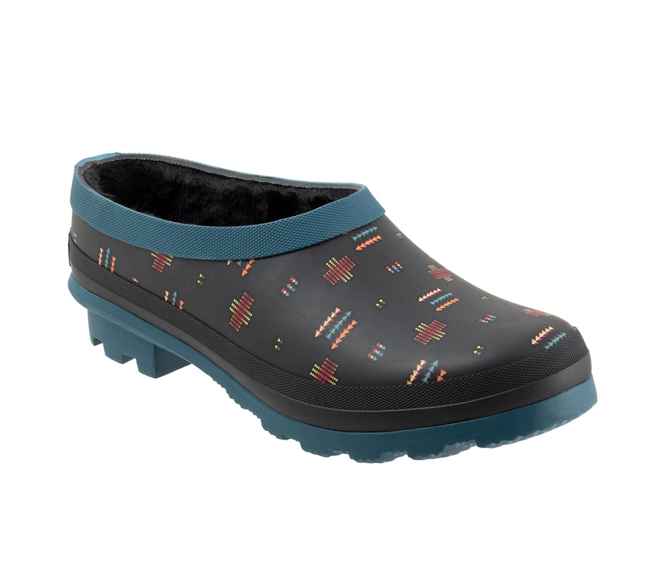 Women's Pendleton Geo Toss Fur Clog Rain Boots