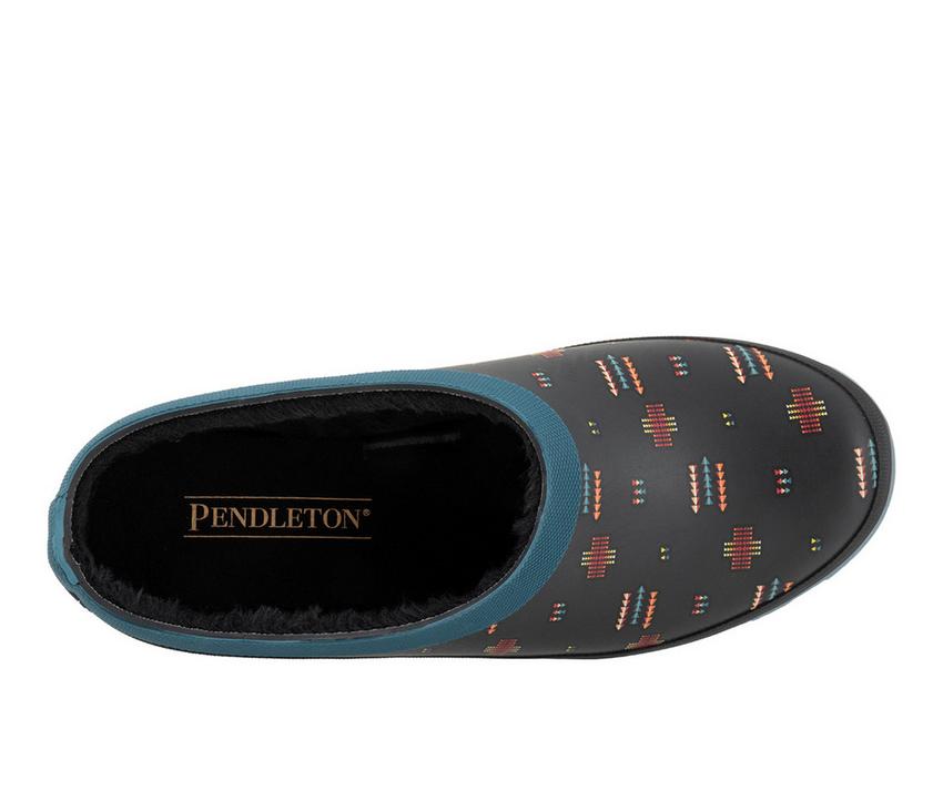 Women's Pendleton Geo Toss Fur Clog Rain Boots