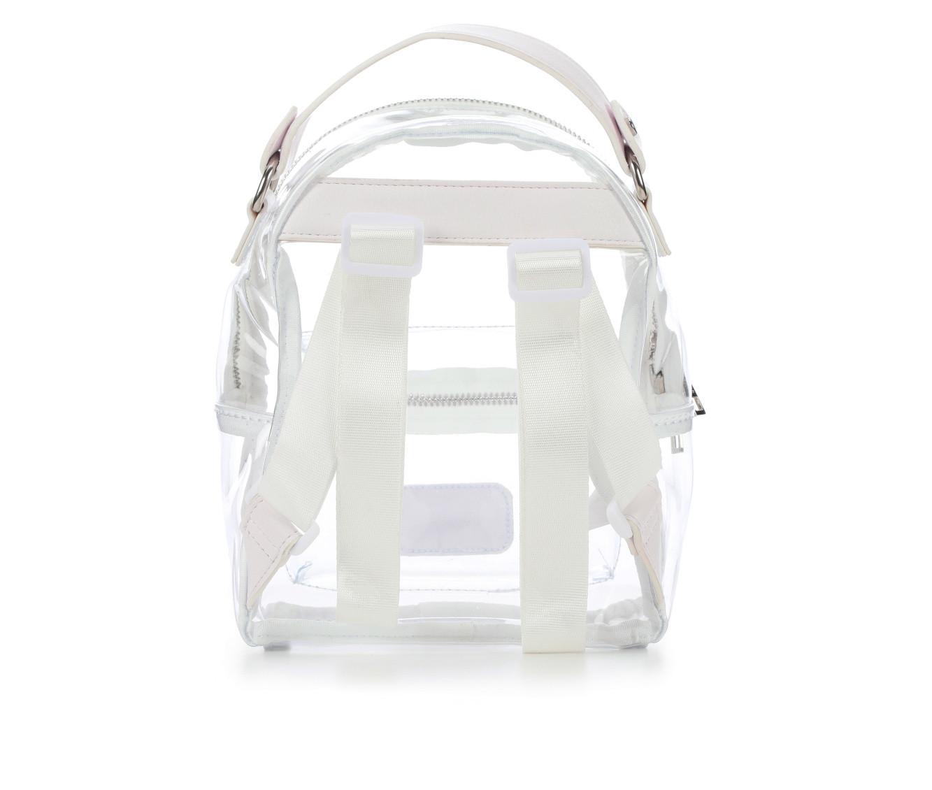 Madden Girl Clear Vinyl Mini Backpack