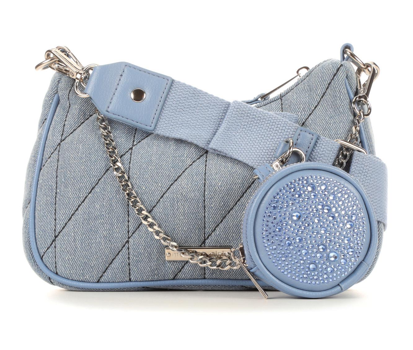 Madden Girl Quilted Denim HOBO Handbag