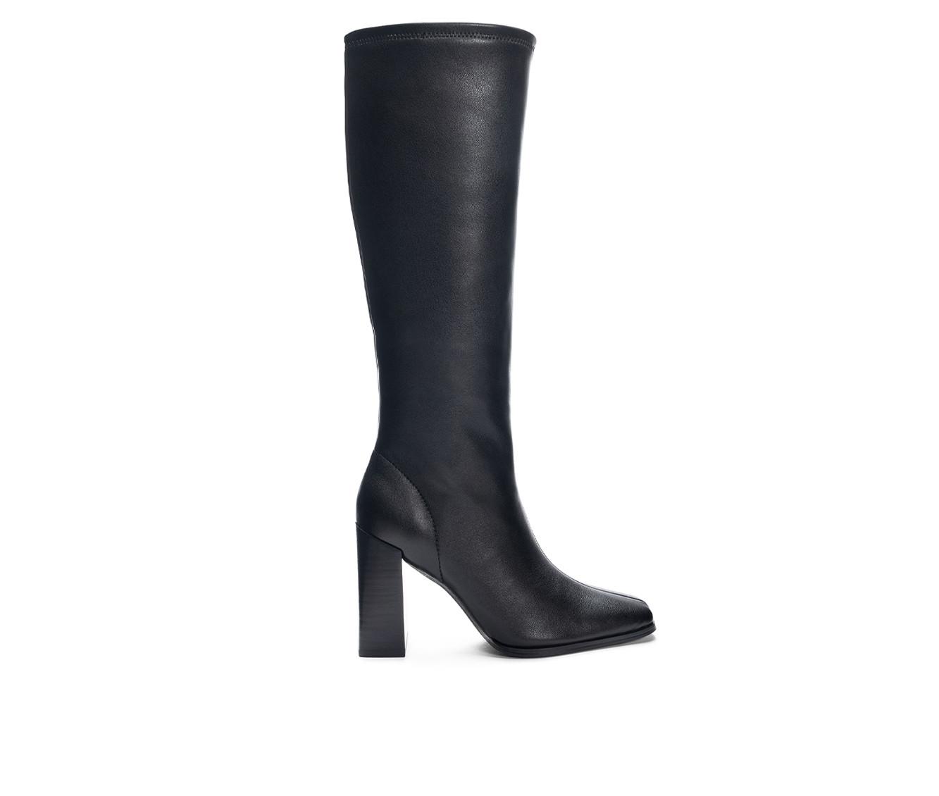 Chinese laundry black knee high boots best sale