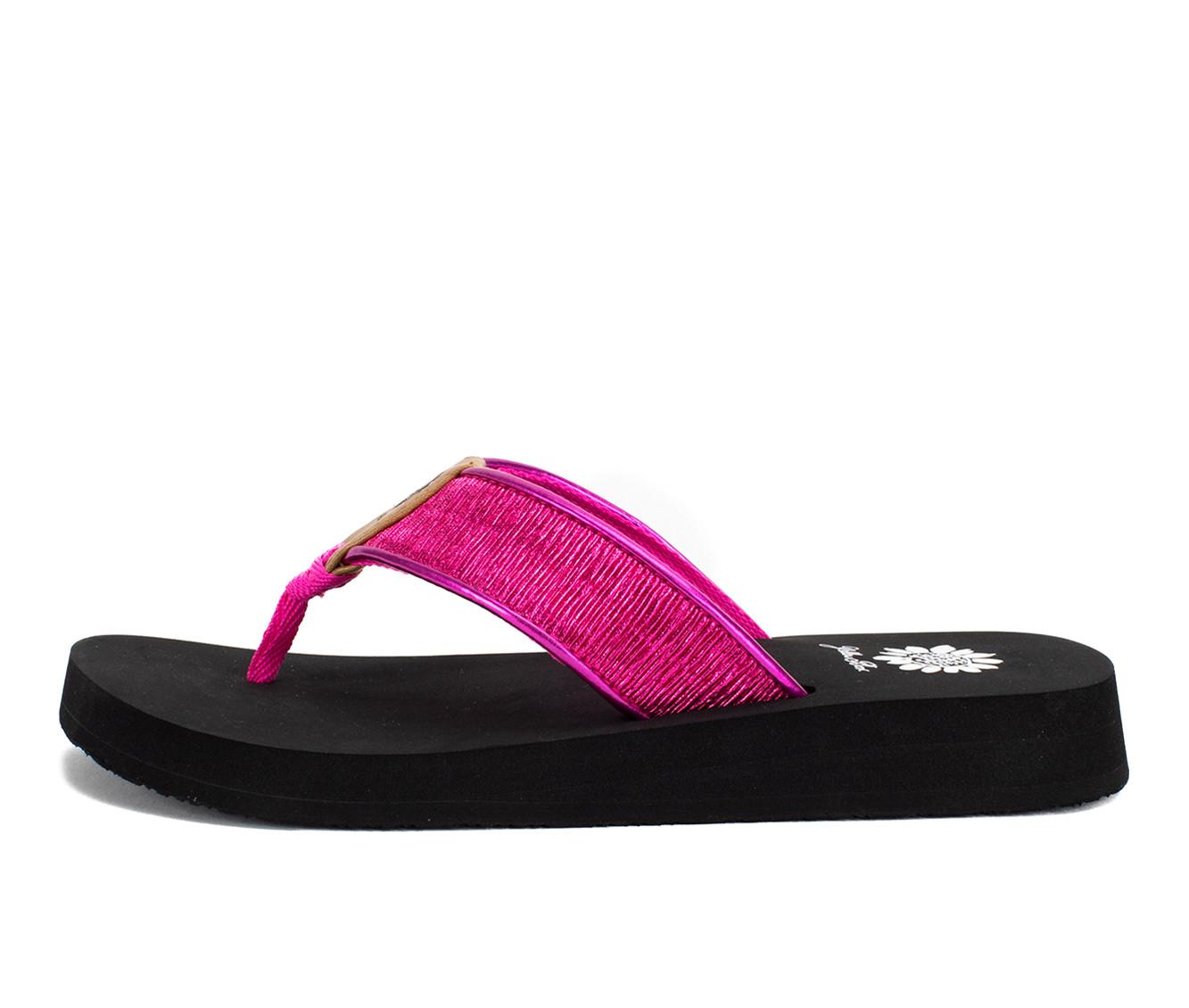 Purple yellow cheap box flip flops