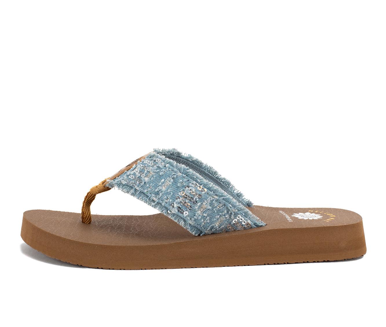 Women's Yellow Box Nayama Flip-Flops