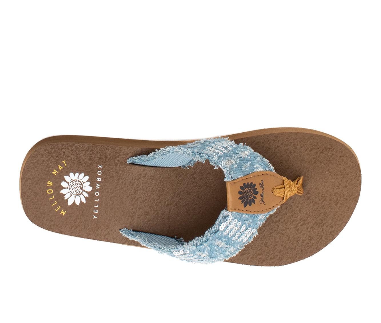 Women's Yellow Box Nayama Flip-Flops