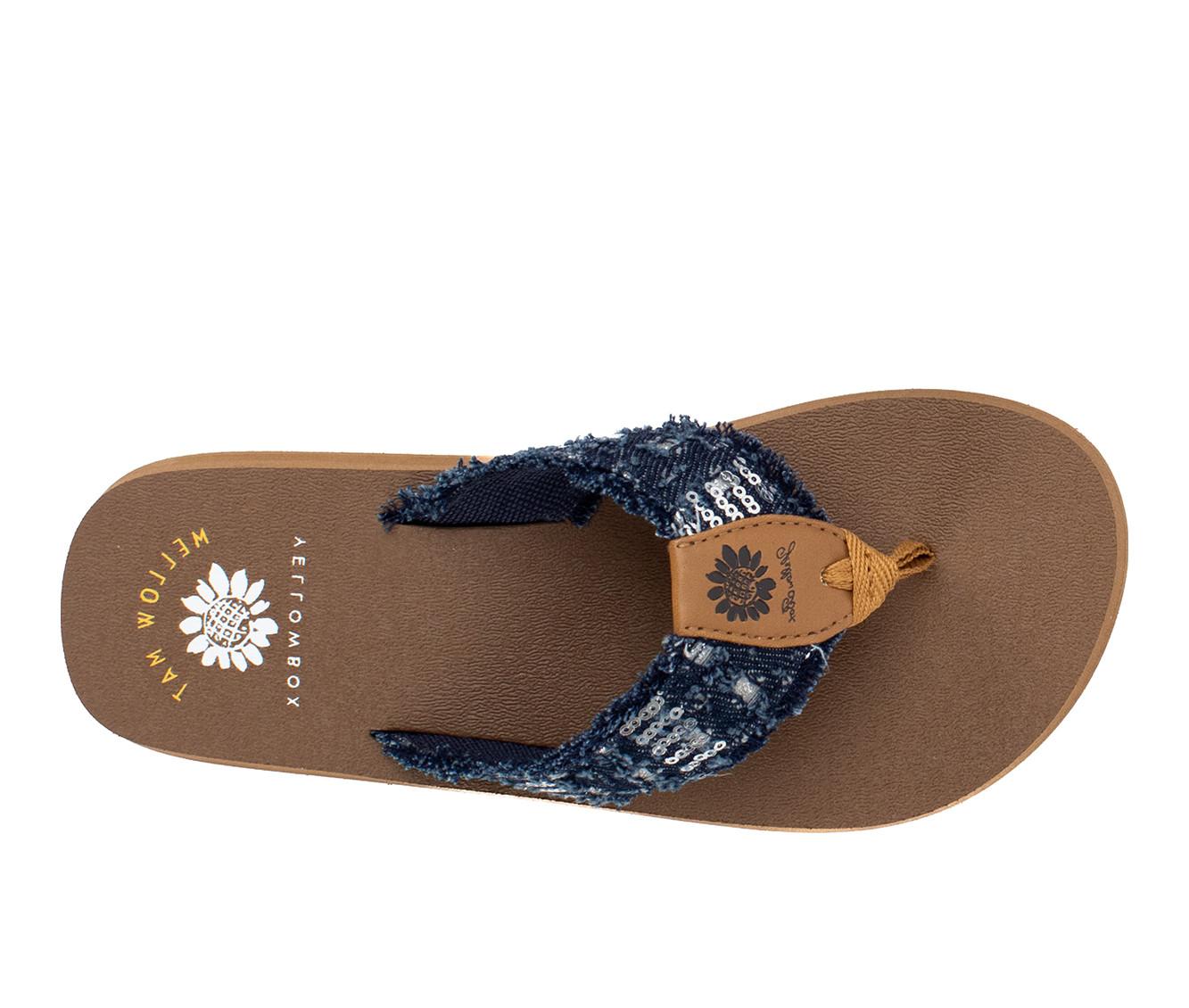 Women's Yellow Box Nayama Flip-Flops