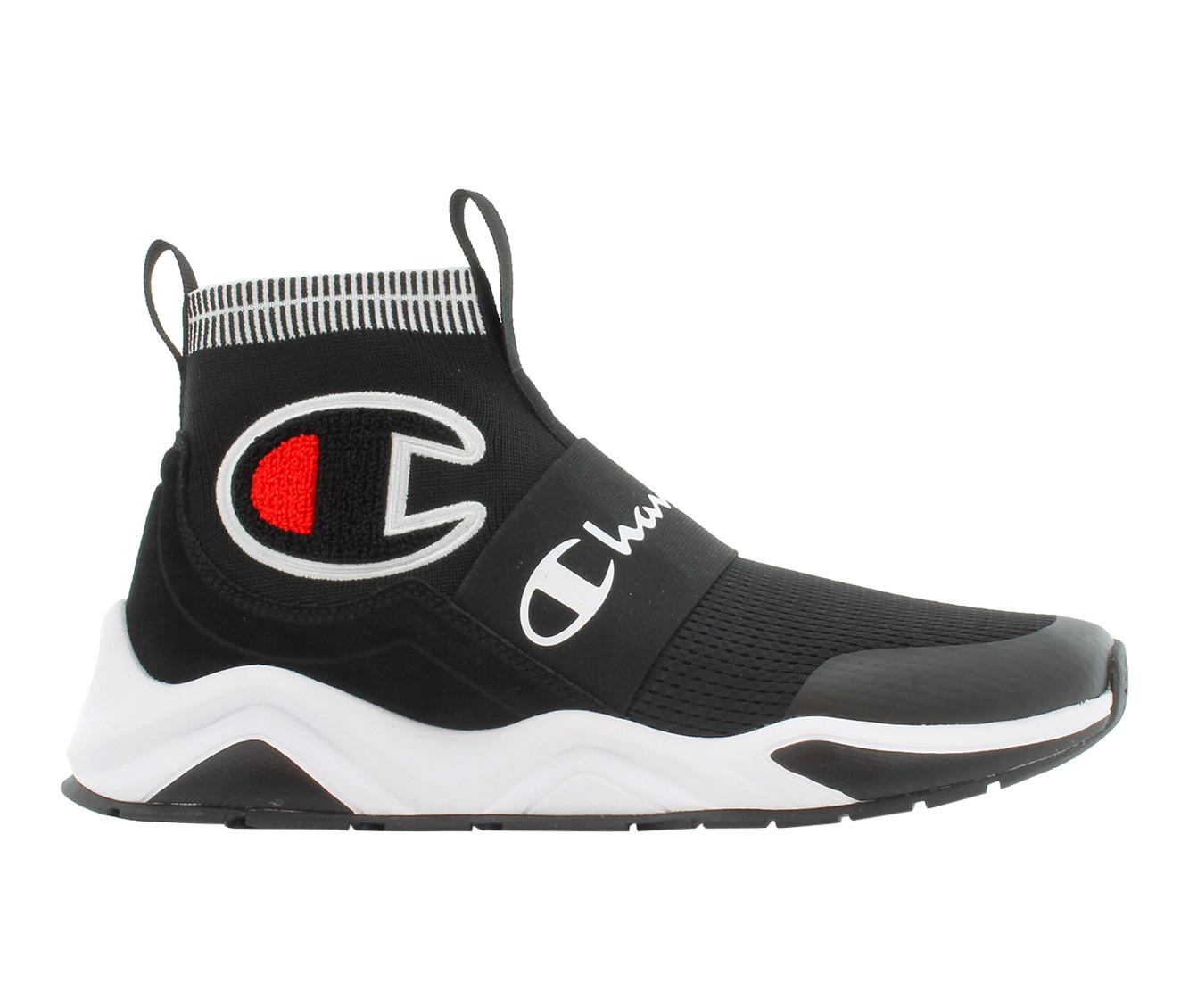 Men s Champion Rally Pro High Top Slip On Sneakers