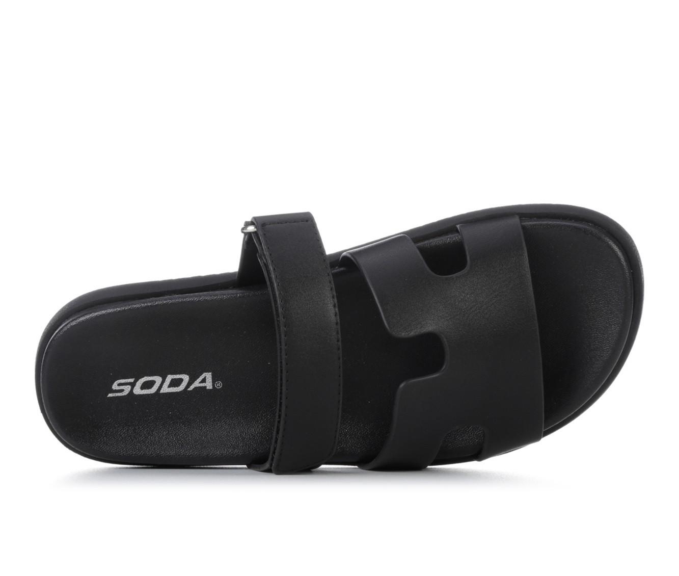 Women's Soda Bianca Footbed Sandals