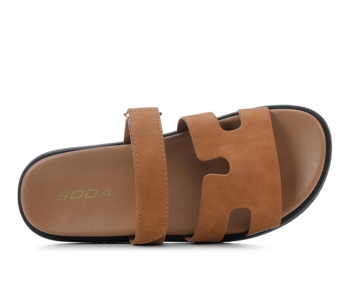 Women's Soda Bianca Footbed Sandals