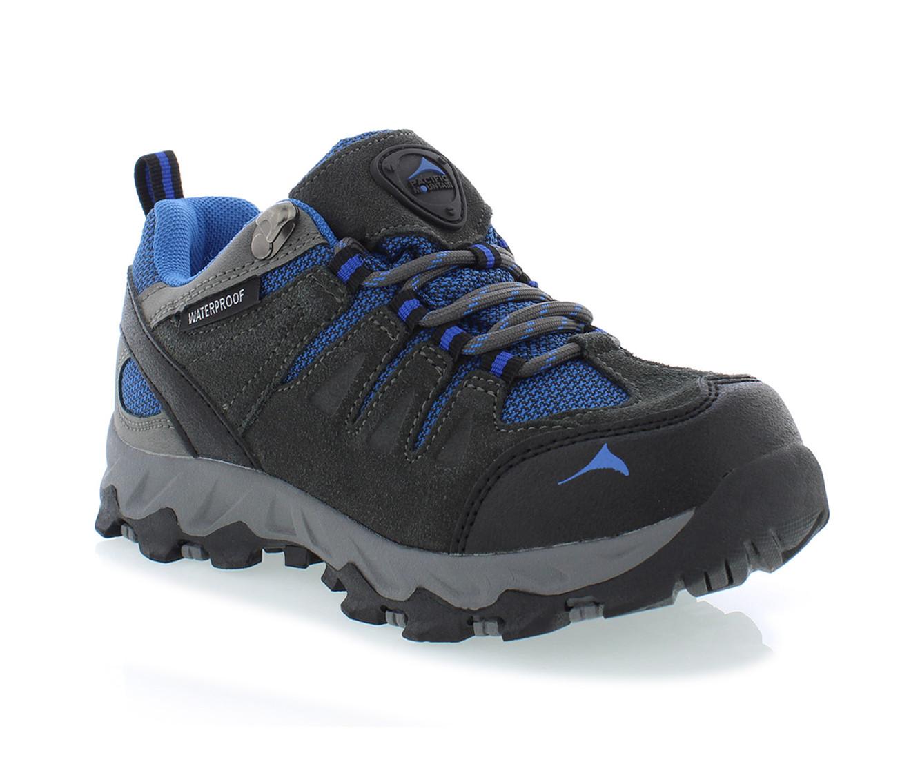 Boys' Pacific Mountain Big Kid Boulder Low Waterproof Hiking Shoes