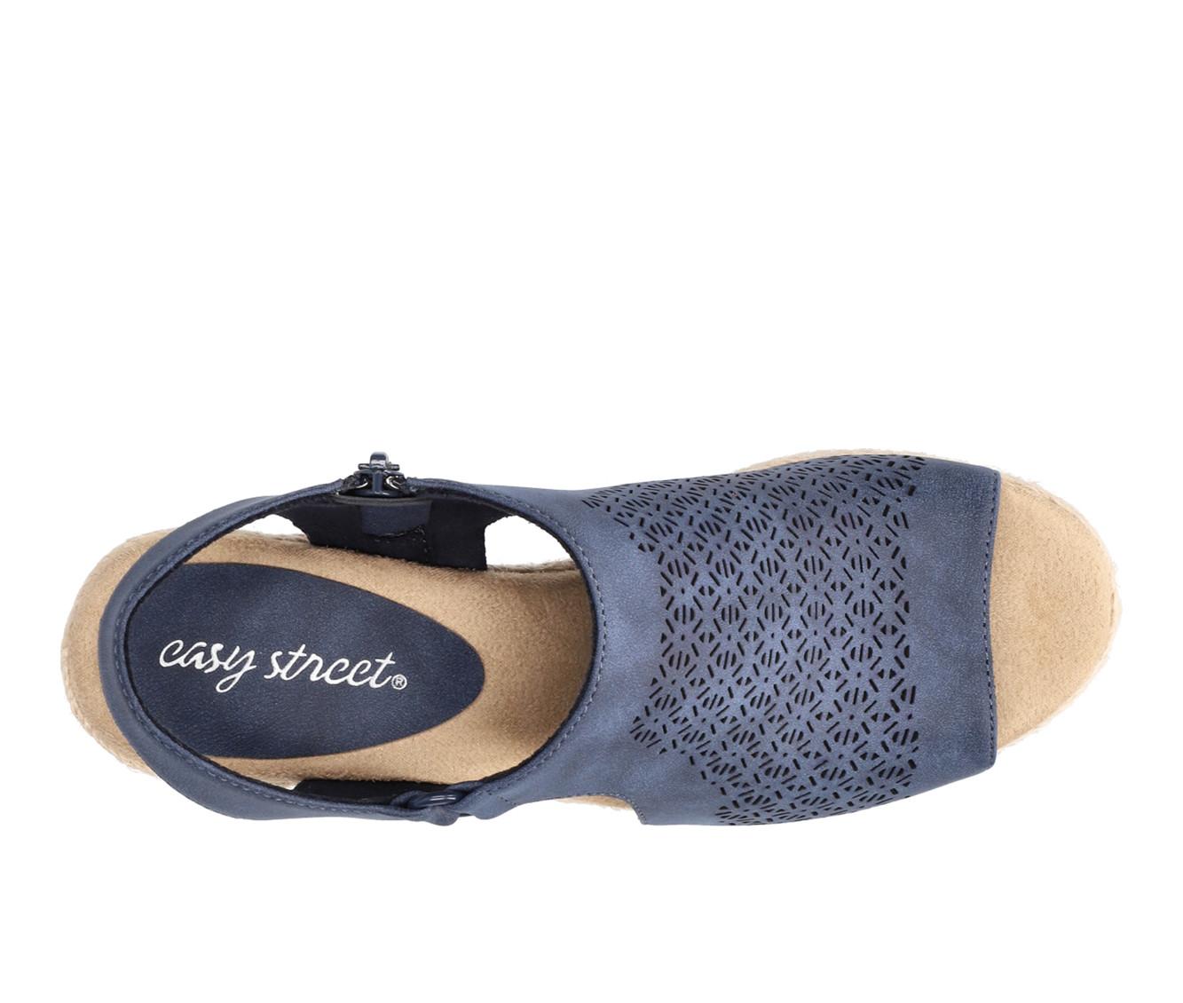 Women's Easy Street Serena Espadrille Wedge Sandals