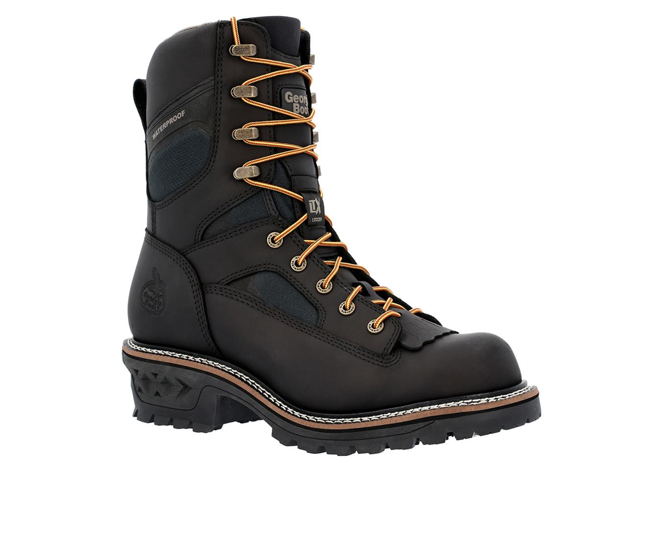 Men's Georgia Boot LTX Logger Composite Toe Waterproof Work Boots