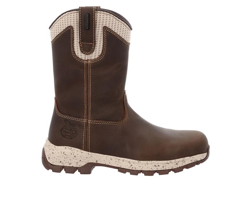 Women's Georgia Boot Eagle Trail Pull On Work Boots