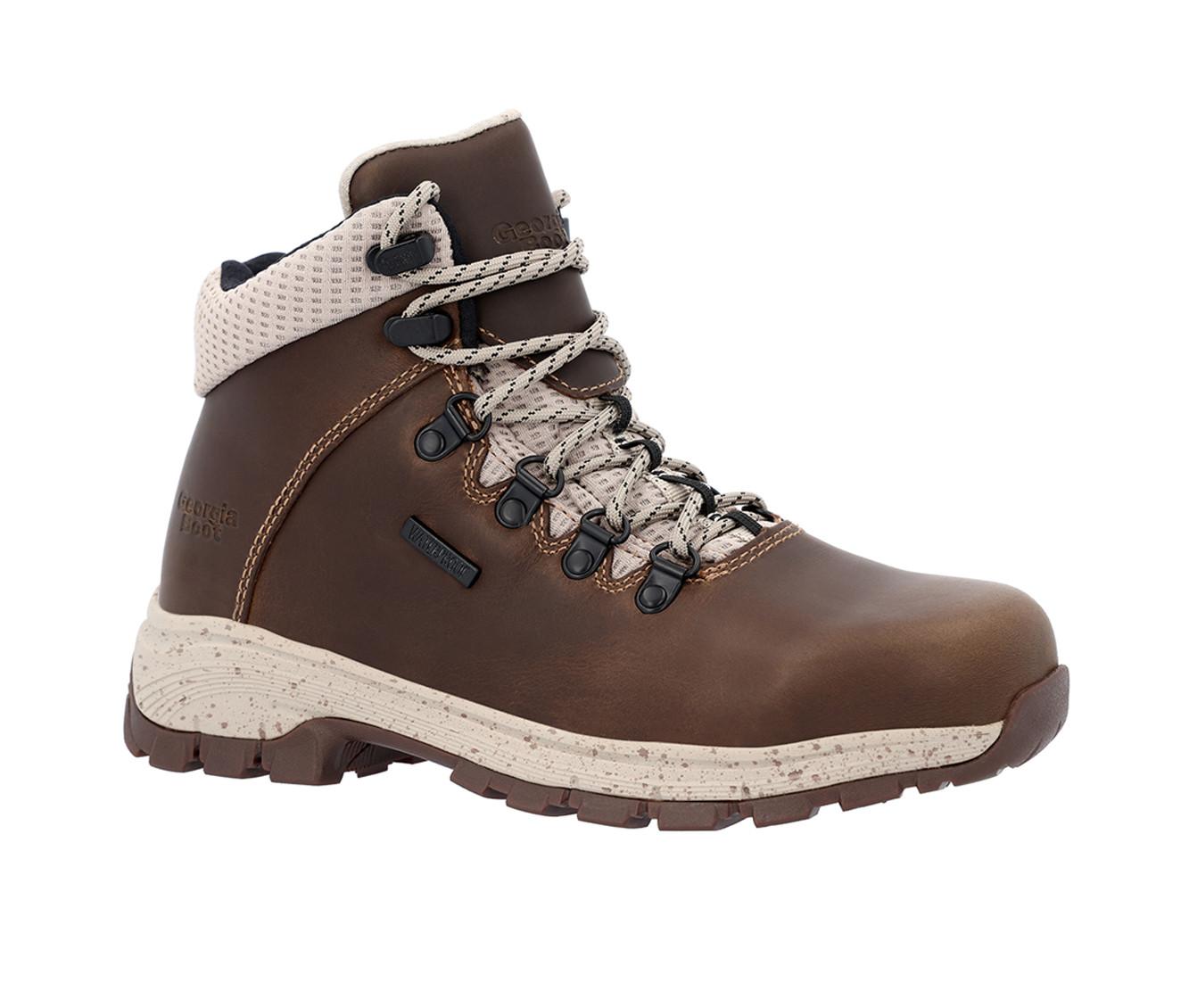 Georgia Boot Eagle Trail Womens Alloy Toe WP Hiker Work Shoes