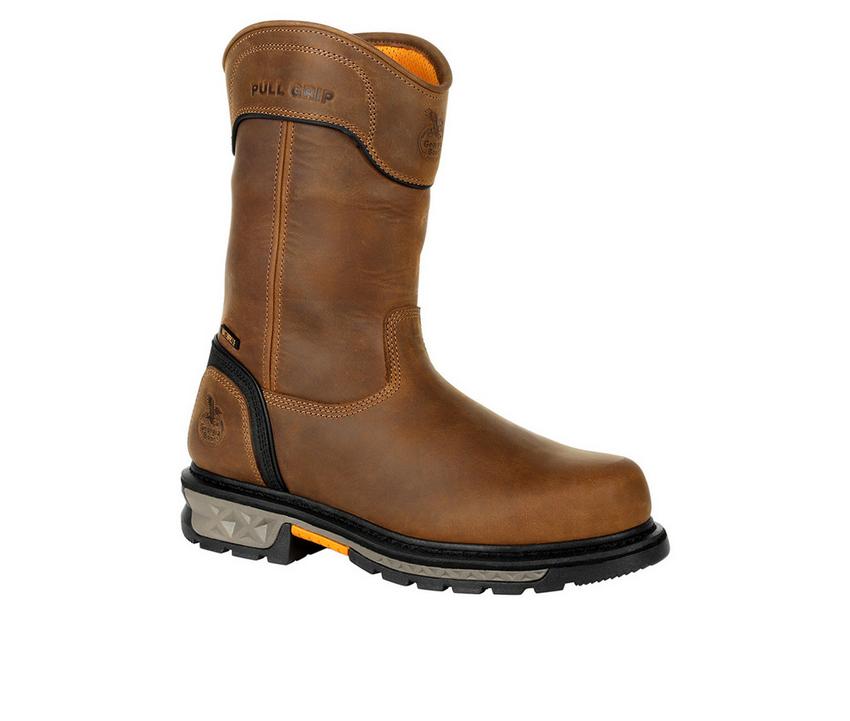 Men's Georgia Boot Carbo-Tec LTX Waterproof Composite Toe Pull On Work Boots