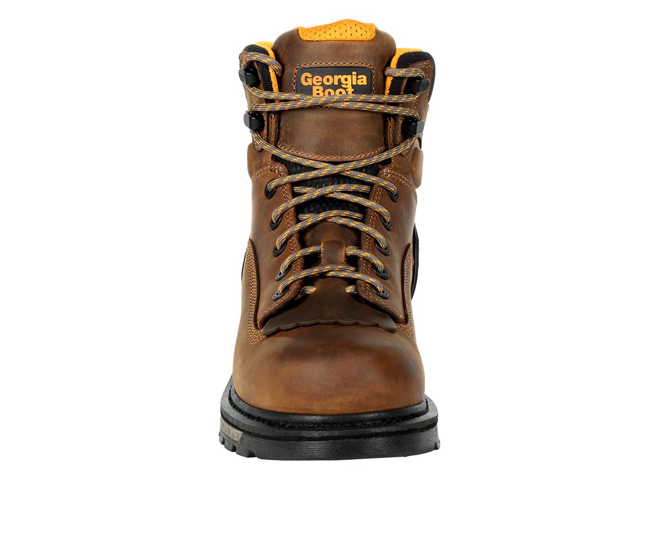 Georgia Boot Carbo-tec Lt Industriestiefel Herren – Wasserdicht, Stahlkappe, Vollnarbenleder, Größe 11
