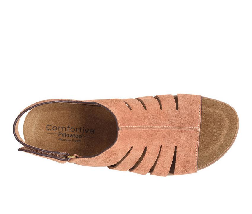 Women's Comfortiva Scottie Wedge Sandals