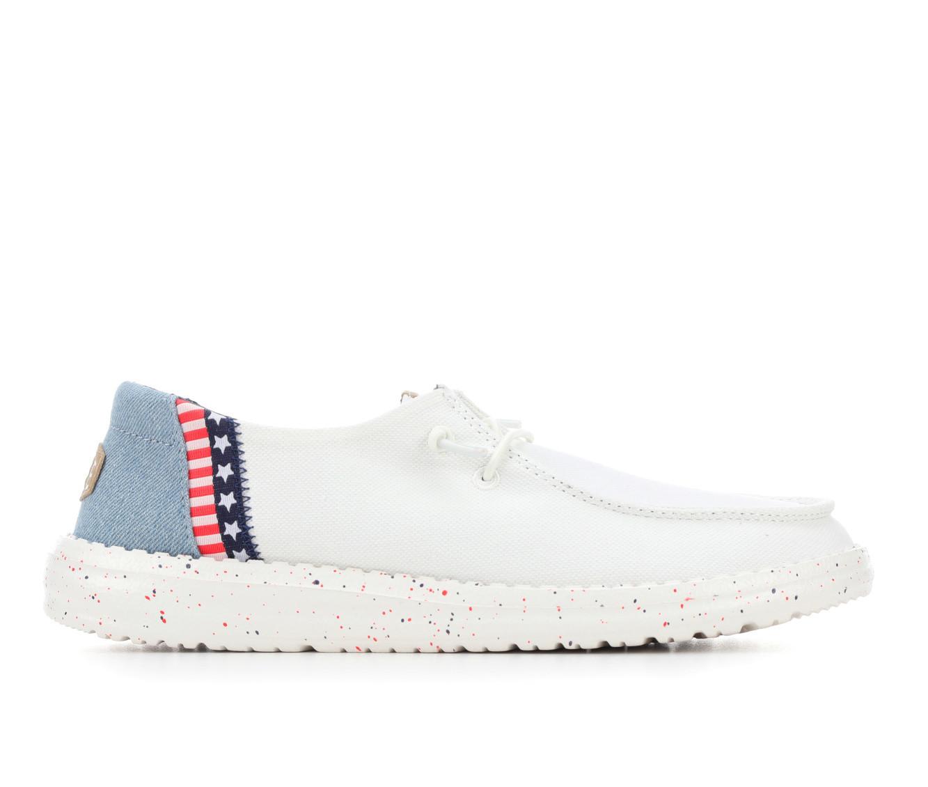 Women's HEYDUDE Wendy Americana Splatter Casual Shoes