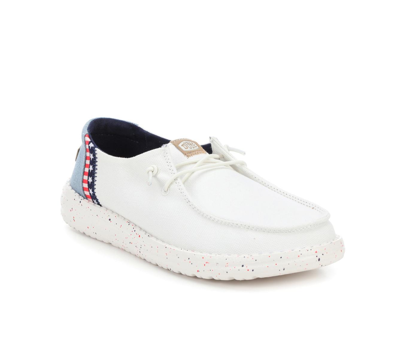 Women's HEYDUDE Wendy Americana Splatter Casual Shoes