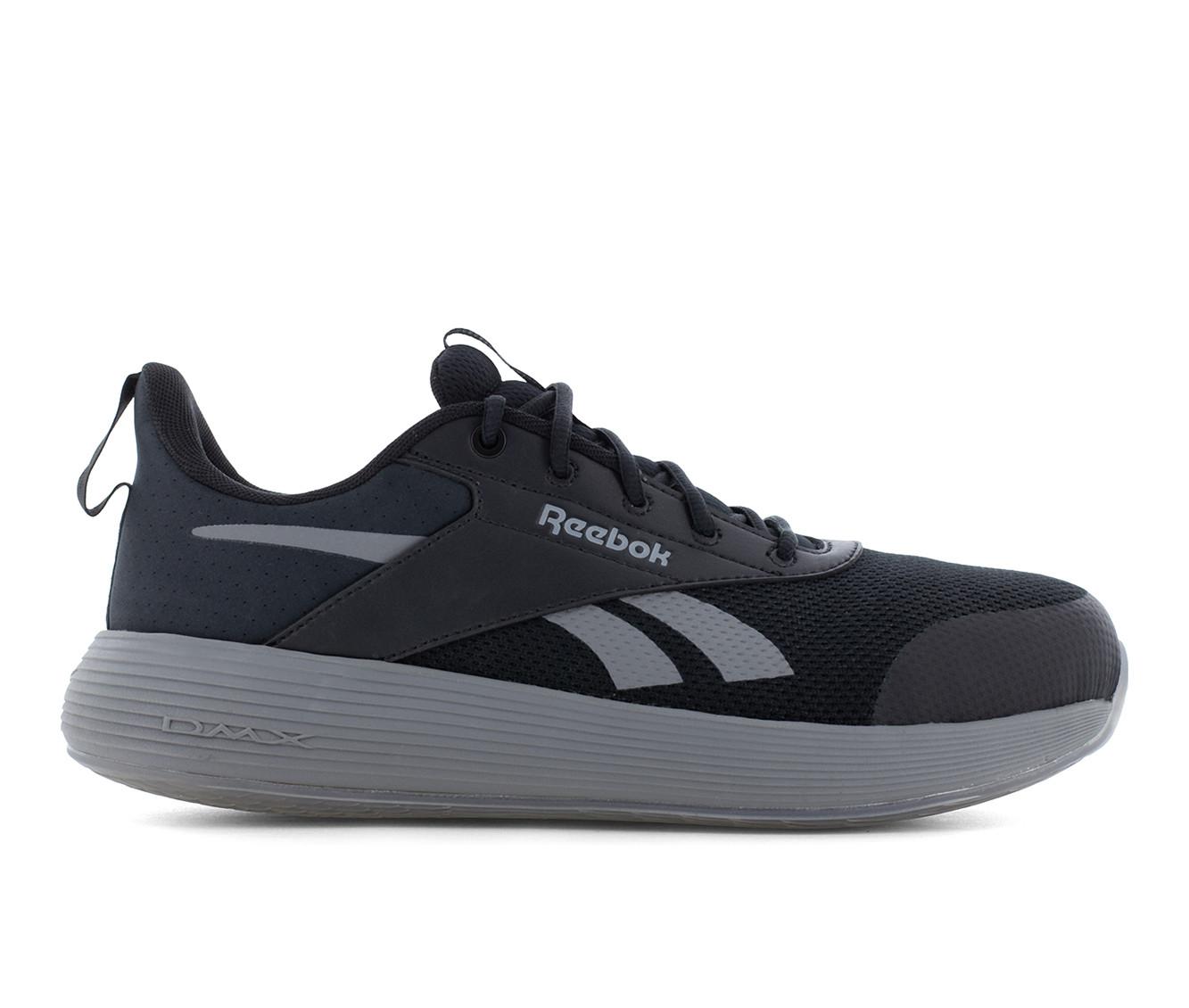 Reebok Men s DMXair Comfort EH Composite Toe Work Shoes Black Gray RB3607