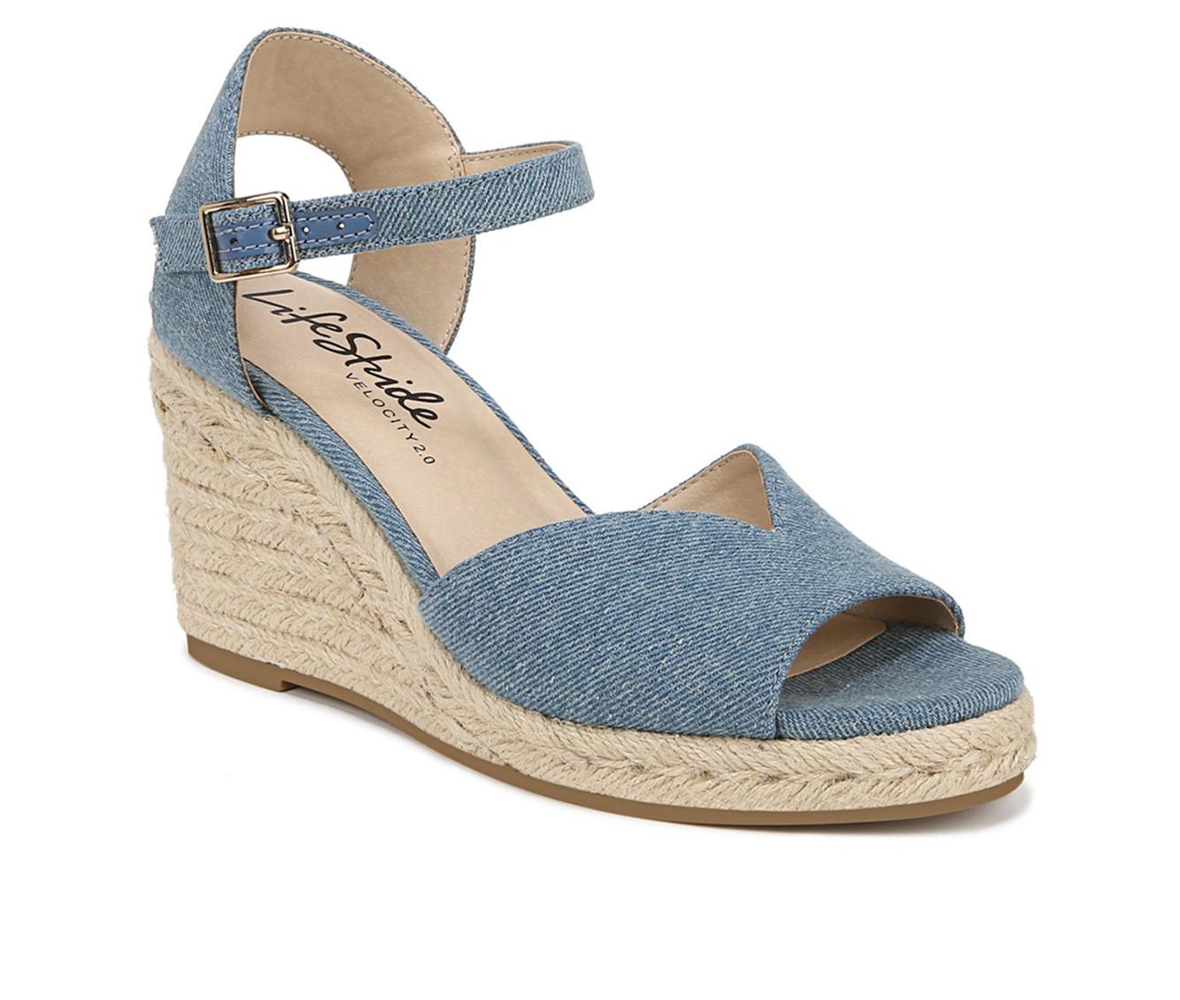 Lifestride espadrille wedges closed toe hot sale