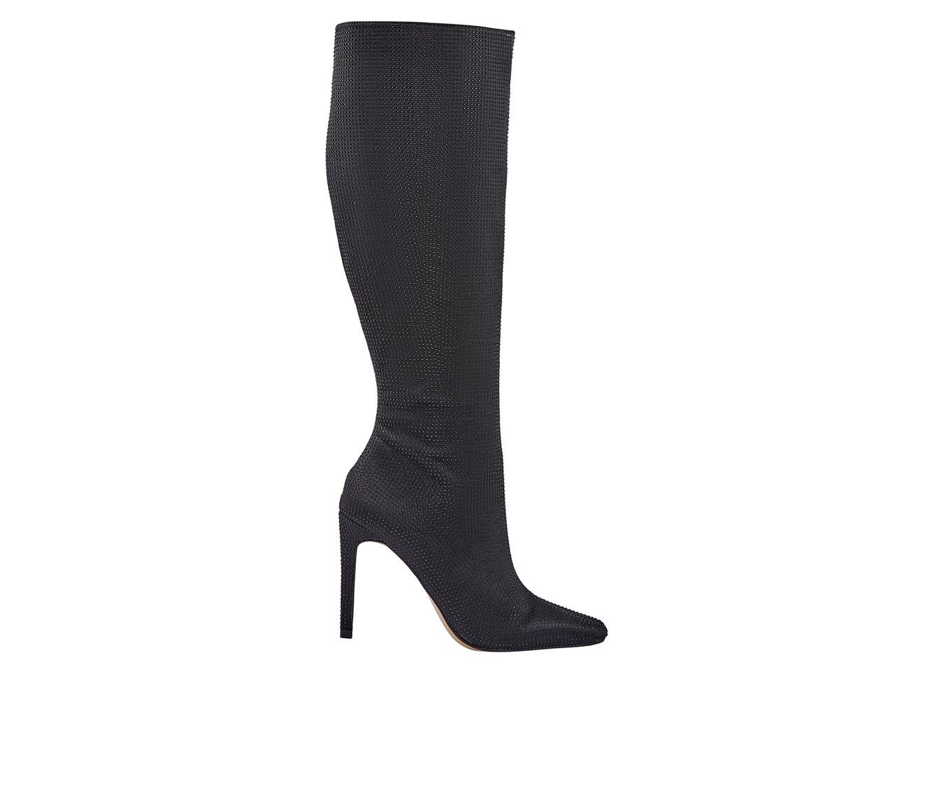 Women's Lady Couture Diamond Knee High Stiletto Boots