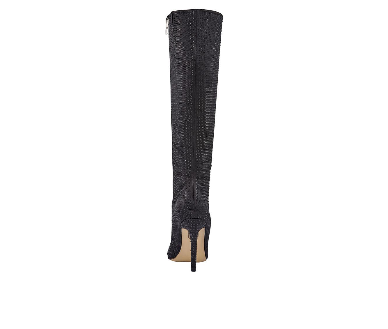 Women's Lady Couture Diamond Knee High Stiletto Boots