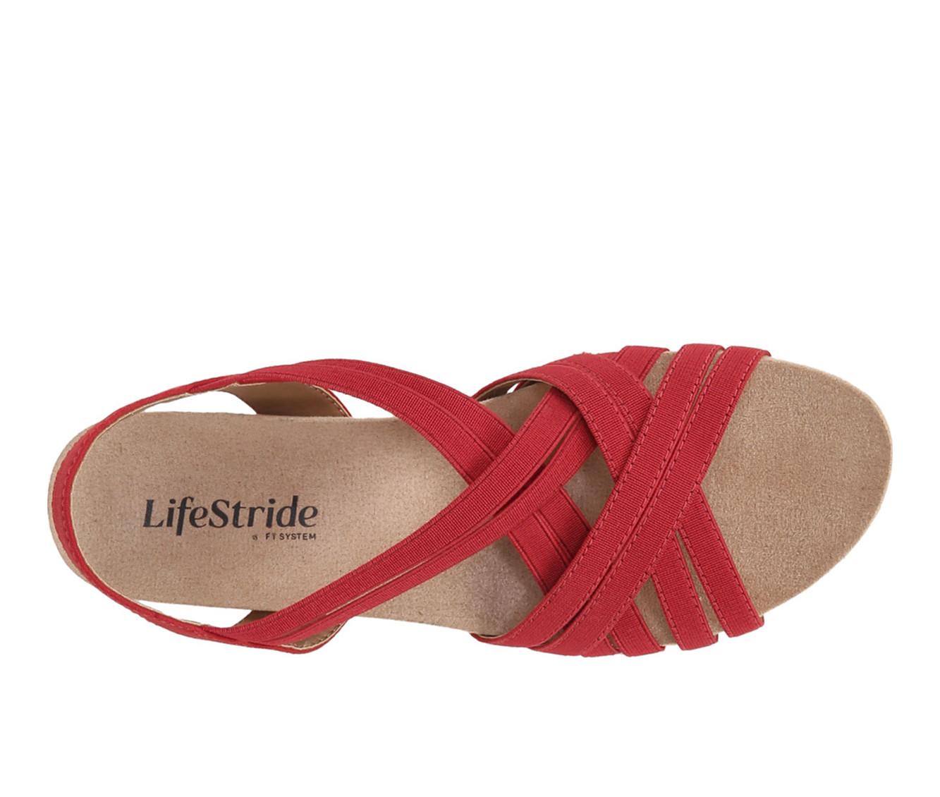 Women s LifeStride Mallory Wedge Sandals Shoe Carnival