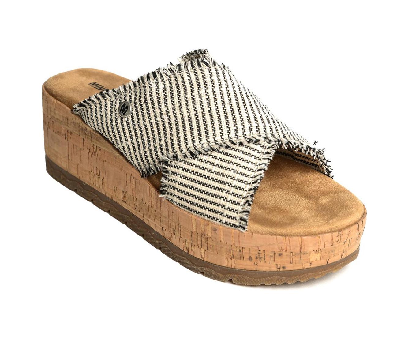 Women's Minnetonka Posey Crossband Wedge Sandals