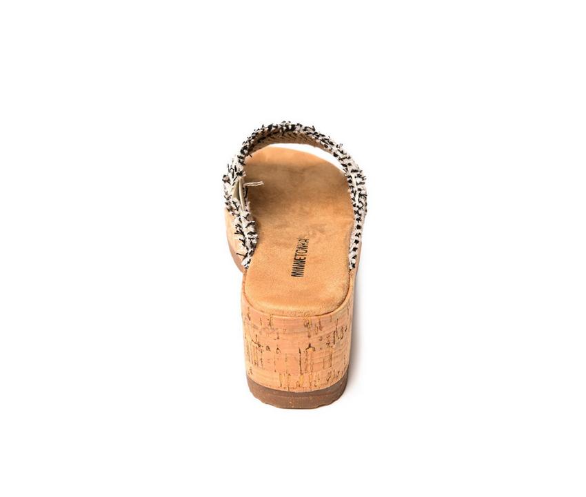 Women's Minnetonka Posey Crossband Wedge Sandals
