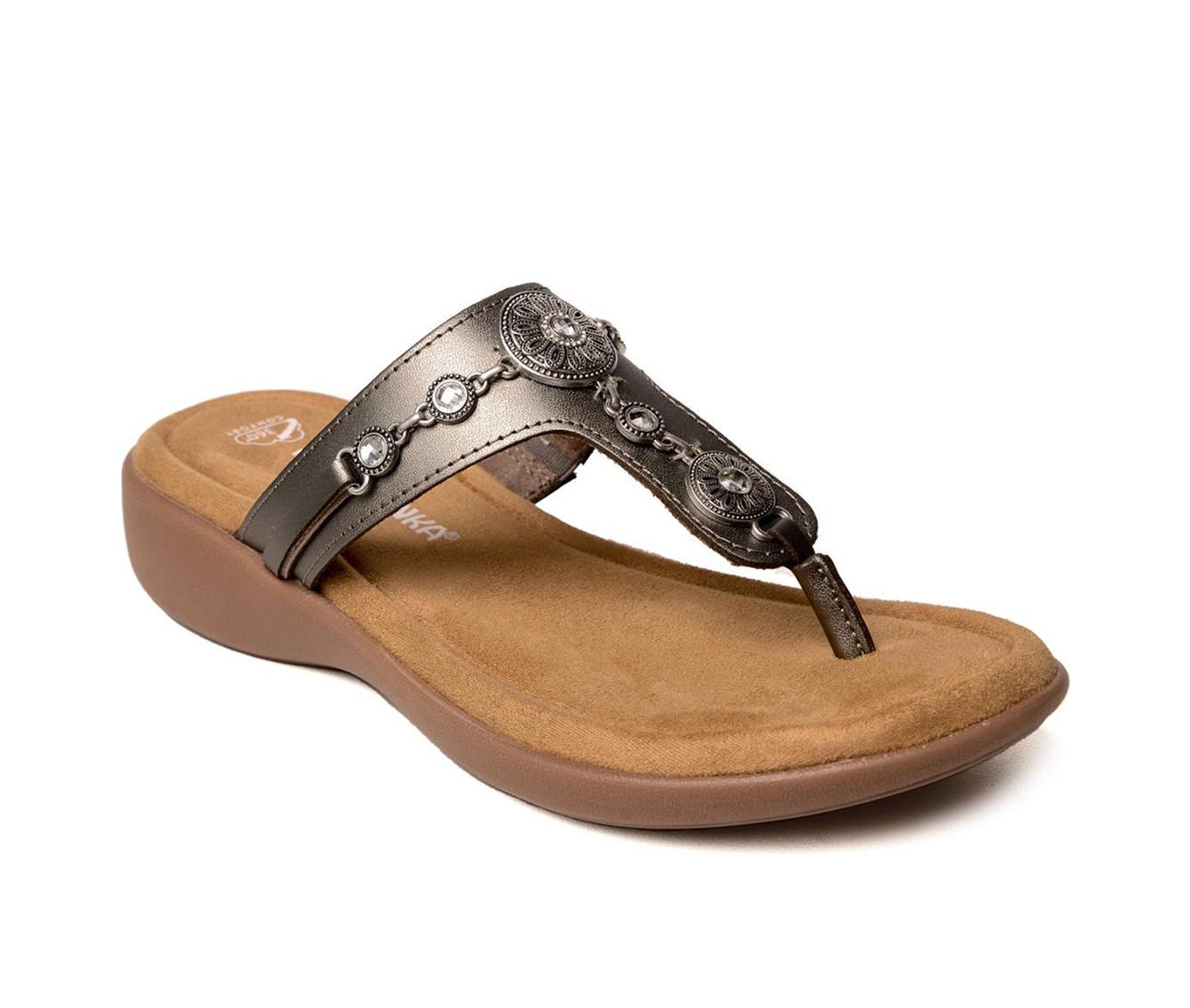 Women's Minnetonka Brecca Embellished Flip-Flops