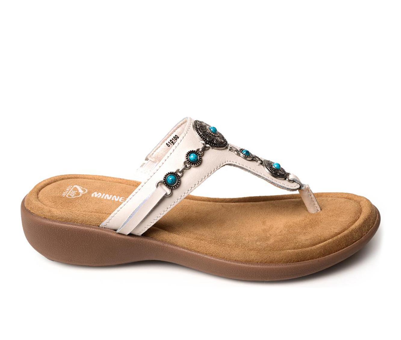 Women's Minnetonka Brecca Embellished Flip-Flops