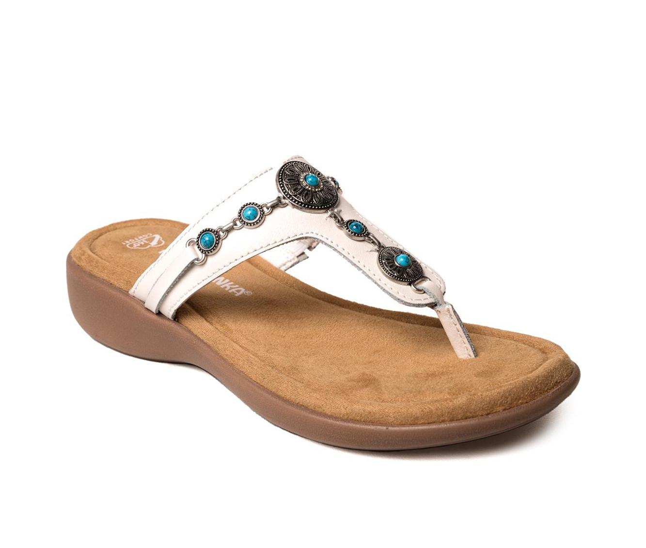 Women's Minnetonka Brecca Embellished Flip-Flops