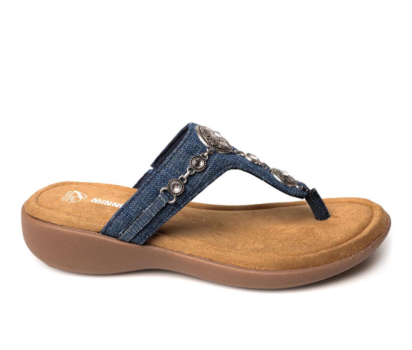 Women's Minnetonka Brecca Embellished Flip-Flops