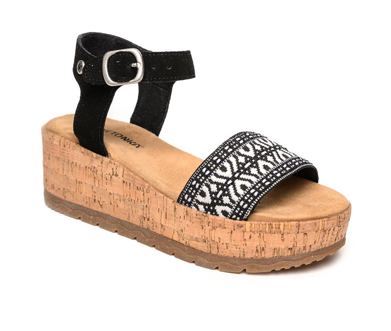 Women's Minnetonka Patrice Wedge Platform Sandals