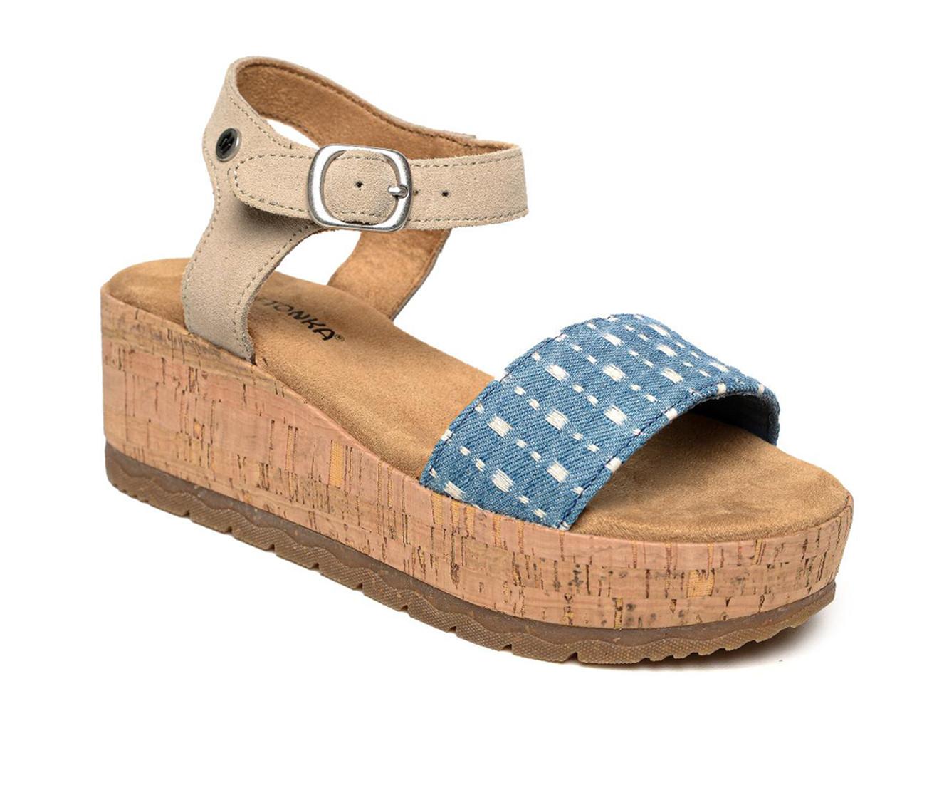 Women's Minnetonka Patrice Wedge Platform Sandals