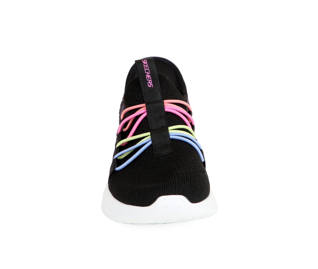 Girls' Skechers Little Kid & Big Kid Ultra Flex 3.0 Bungee Fun Sneakers
