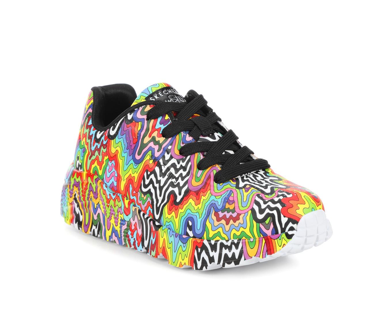 Girls' Skechers Street Uno Lite Jen Stark Print 13-7 Sneakers