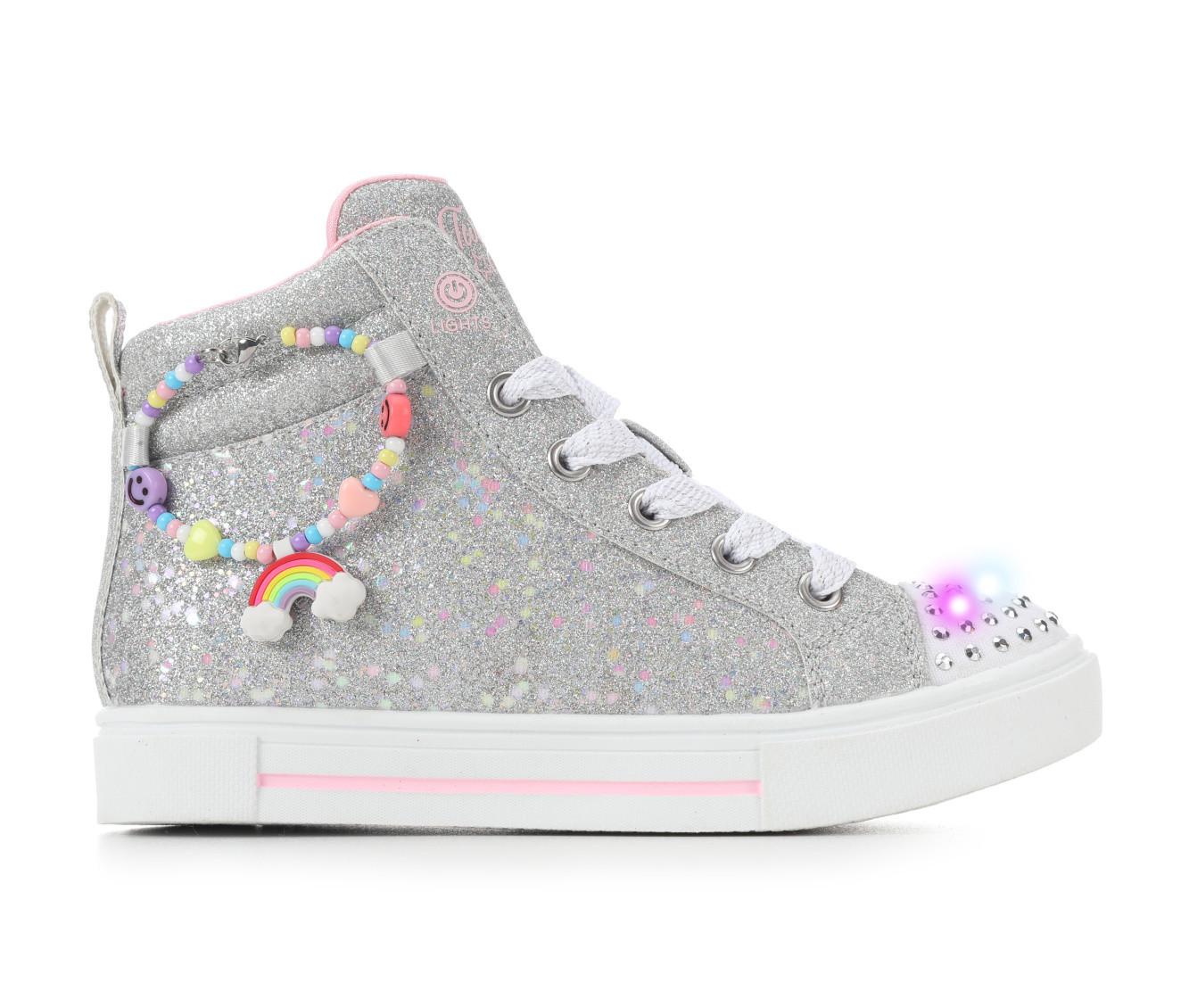 Girls Skechers Little Kid Twinkle Sparks Charm Bestie Light Up Shoes Shoe Station