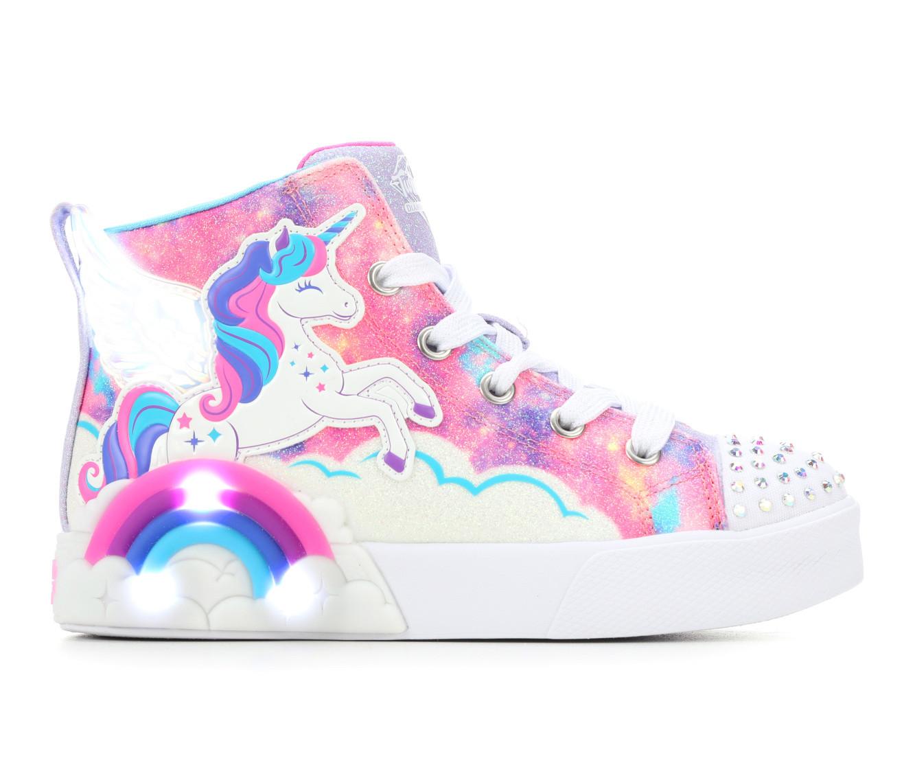 Girls' Skechers Little Kid Twinkle Magic Unicorn Light-Up Sneakers