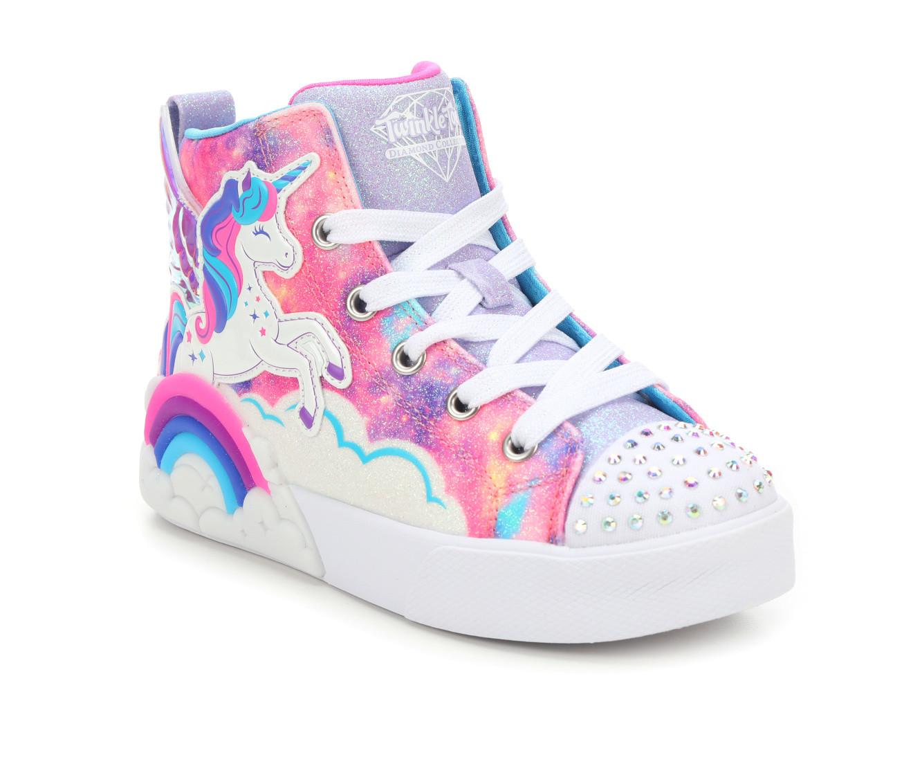 Girls' Skechers Little Kid Twinkle Magic Unicorn Light-Up Sneakers