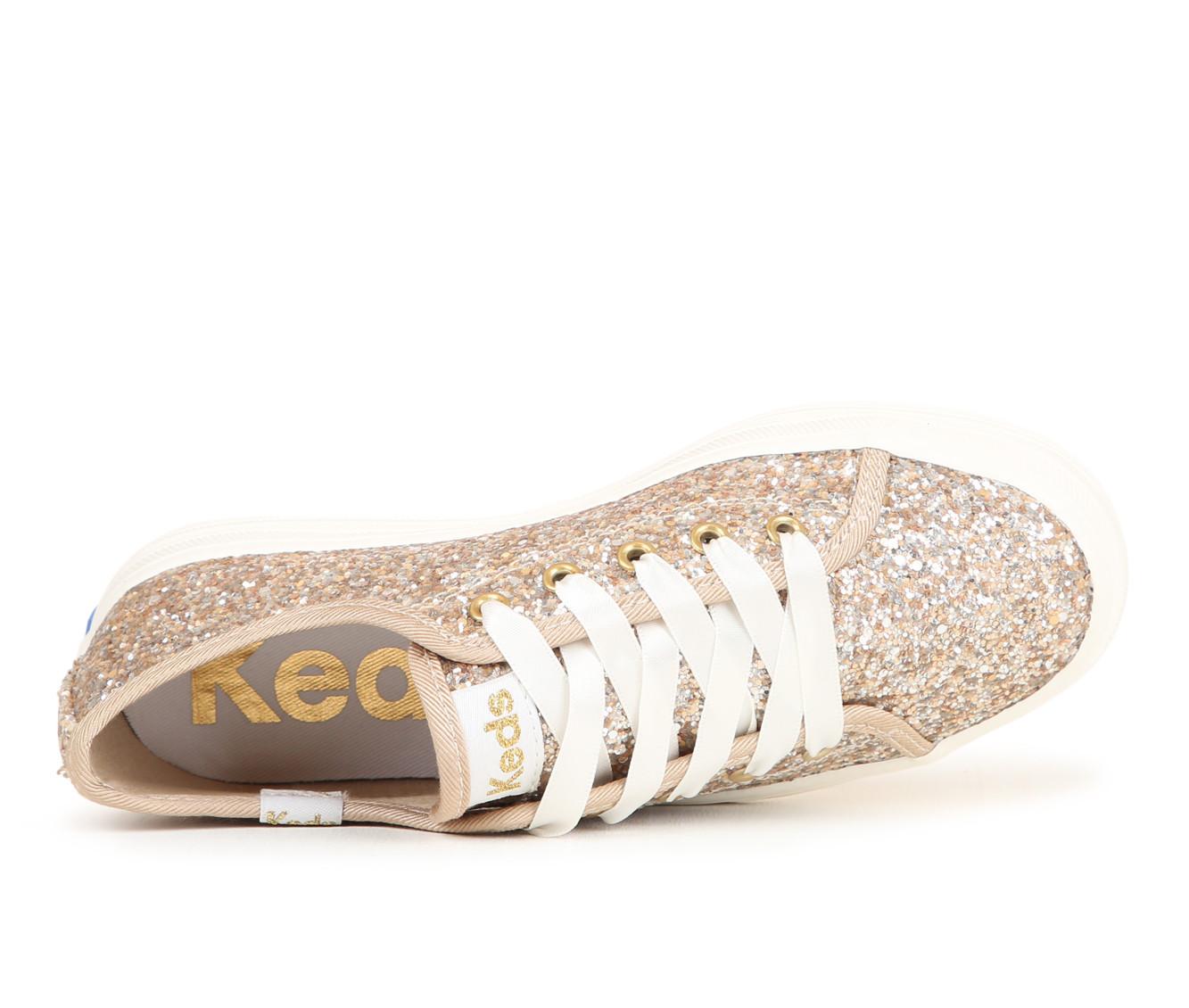 Girls' Keds Little Kid & Big Kid Triple Up Glitter Celebrations Platform Sneakers