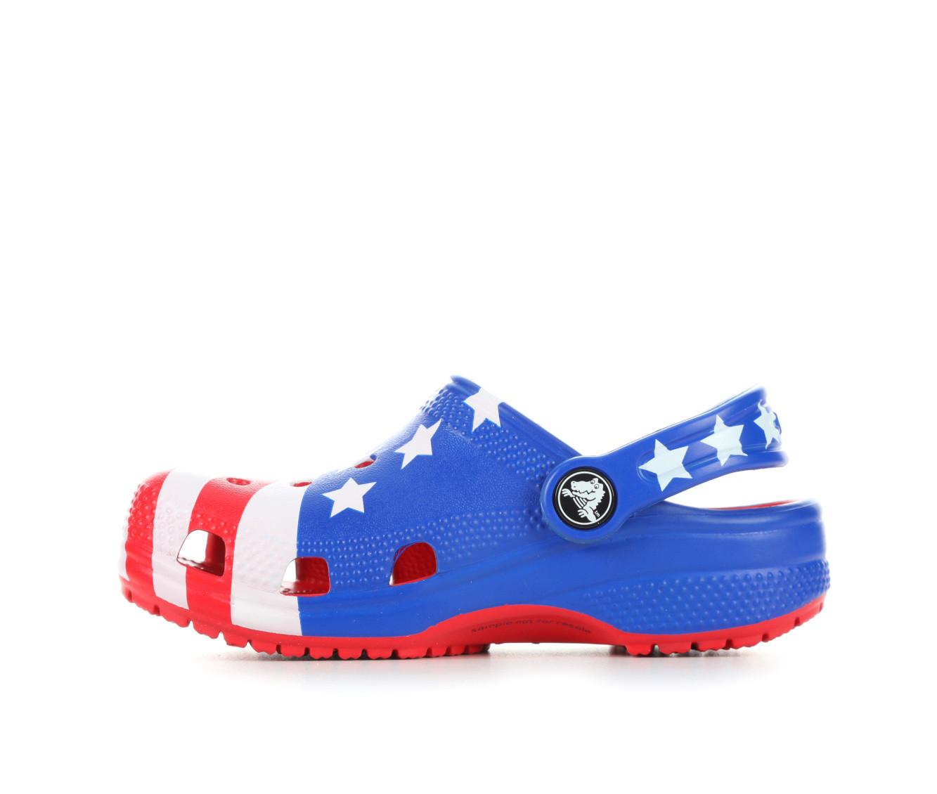 Kids american flag crocs store