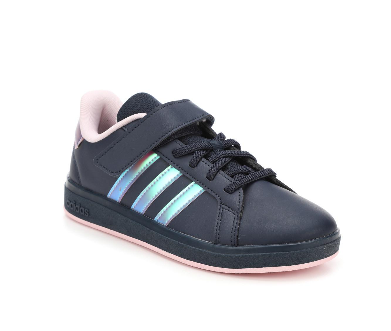 Girls' Adidas Little Kid Grand Court 2.0 EL C Sneakers