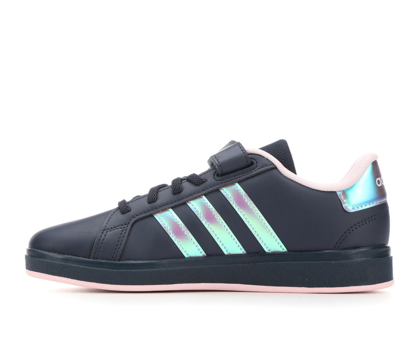 Girls' Adidas Little Kid Grand Court 2.0 EL C Sneakers