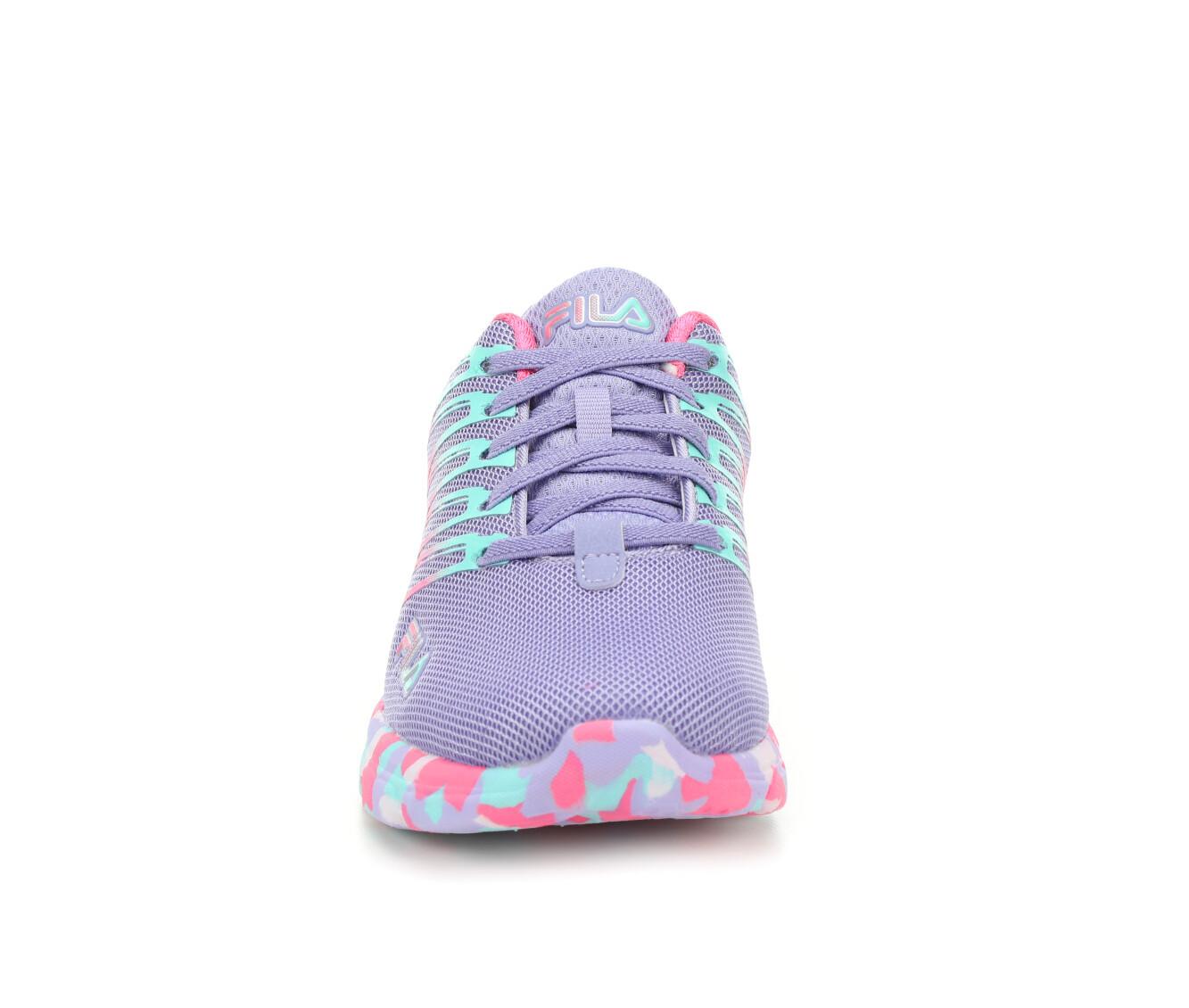 Girls' Fila Little Kid & Big Kid Wanderun 2 Mashup Bungee Running Shoes