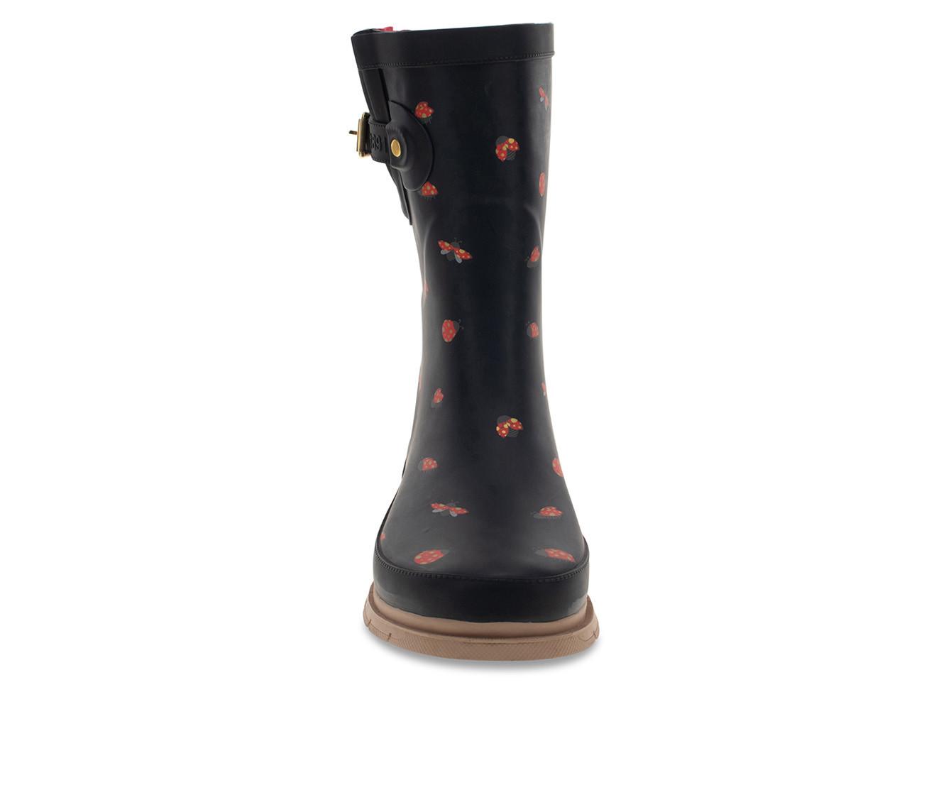 Women's ladybug 2024 rain boots