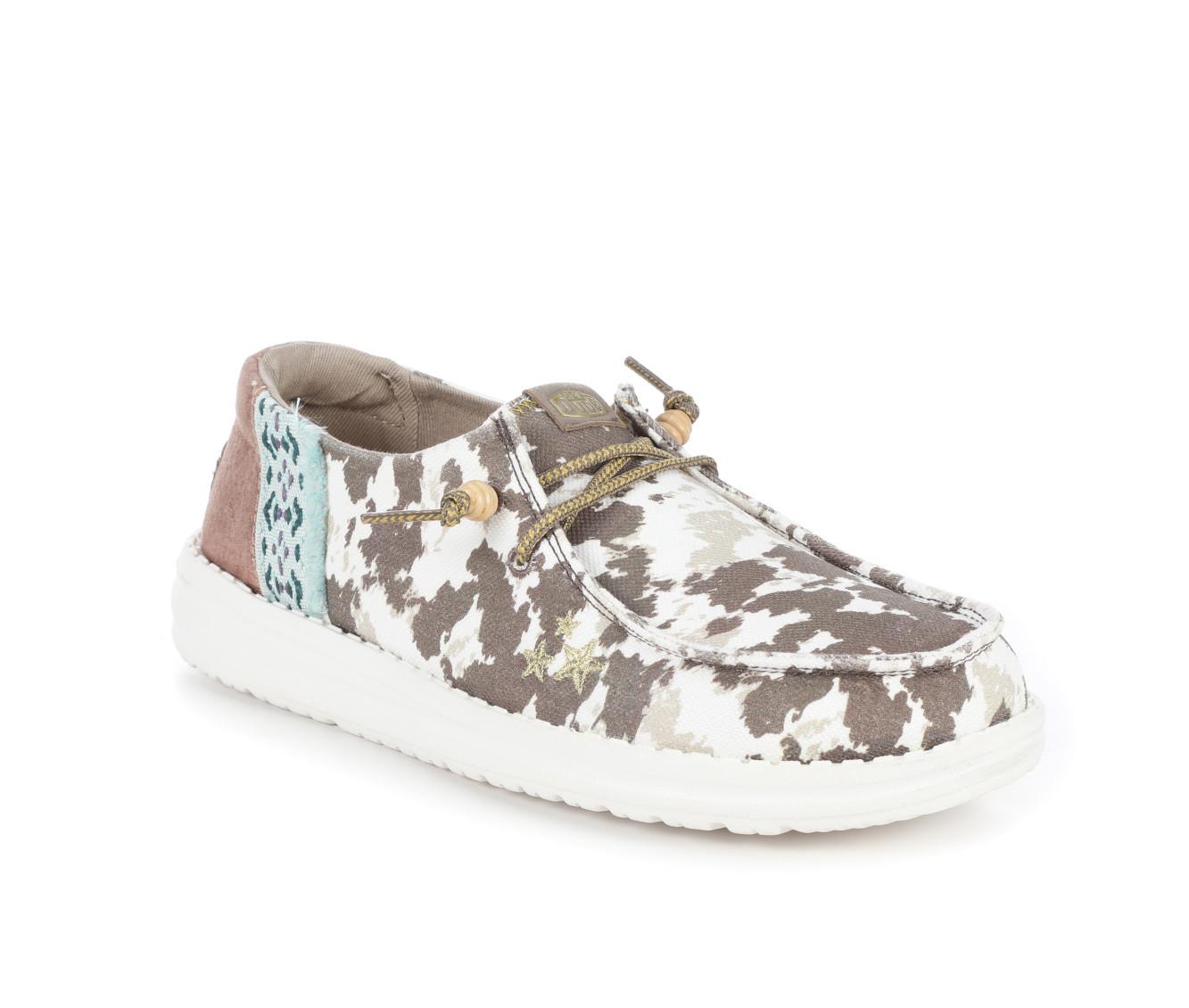 Women's HEYDUDE Wendy Disco Cow Casual Shoes